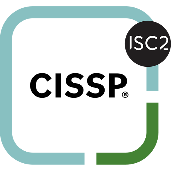 Official CISSP certification badge